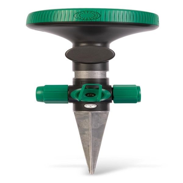 1250 Sq. ft. Metal Spike Base 4-Pattern Spot Sprinkler, Gilmour, Mfr#: 7005145